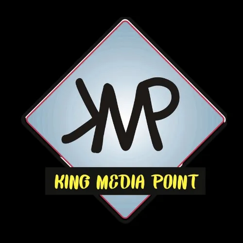 King Media Point Logo Designed by Sevolation