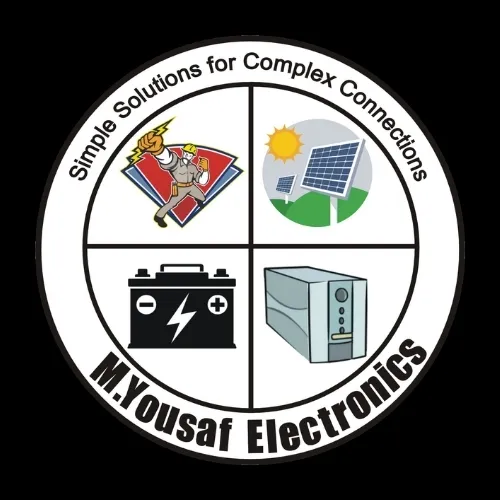 M Yousaf Electronics Logo Designed by Sevolation